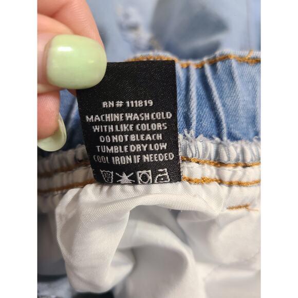 Elite jeans size 1x women's lightwash skinny jeans with elastic waistband - Picture 6 of 9